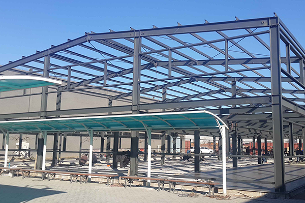 مبنى مصنع الهيكل الصلب